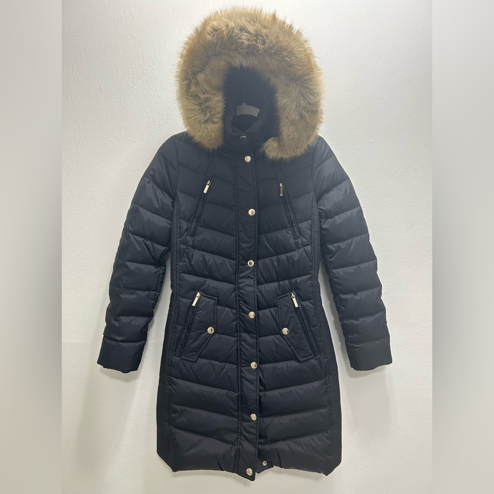 Michael Kors Faux Fur Hooded Puffer Coat